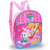 Paw Patrol Backpack for Girls ~ 3 Pc Bundle With Premium 11" Skye Mini School Bag for Toddlers with Stickers and Tattoos School Supplies