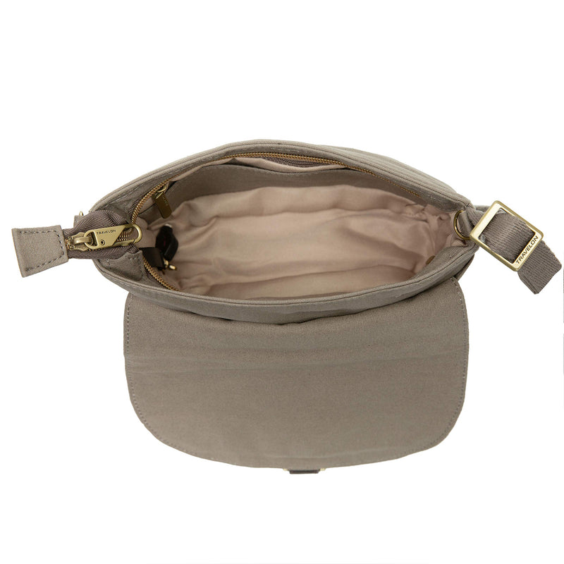 Travelon Anti-Theft Courier Saddle Crossbody