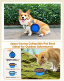 Morpilot Cat Carrier - Cat Carrier Soft for Medium or Large Cats up to 20lbs, with Dual-Sided Cushion, Secure Buckle and Foldable Bowl, Dog Carriers for Small Dogs - Pet Carrier (Dark Gray)