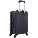 Travelers Club Chicago Hardside Expandable Spinner Luggage, Black, 22" Carry-On