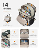 LOVEVOOK Laptop Backpack for Women, 15.6 Inch Computer Backpack Purse, Casual Daypack Carry-On Personal Item Travel Bag, College Bookbook for Teen Girls Students Back to School
