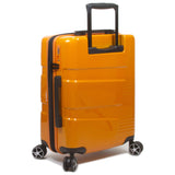 Dejuno Lumos New Generation Hardside Expandable Spinner Luggage, Orange, 3-Piece Set