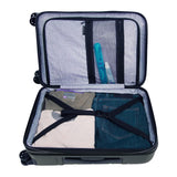 Eddie Bauer Glacier Checked 30" Luggage | Hardside | Spinner Wheels | Expandable | Lightweight | Travel Essentials - Sprig Green