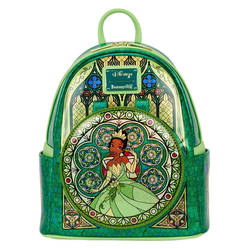 Loungefly Disney Princess Stained Glass Collection: Tiana Mini-Backpack, Amazon Exclusive