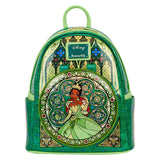Loungefly Disney Princess Stained Glass Collection: Tiana Mini-Backpack, Amazon Exclusive