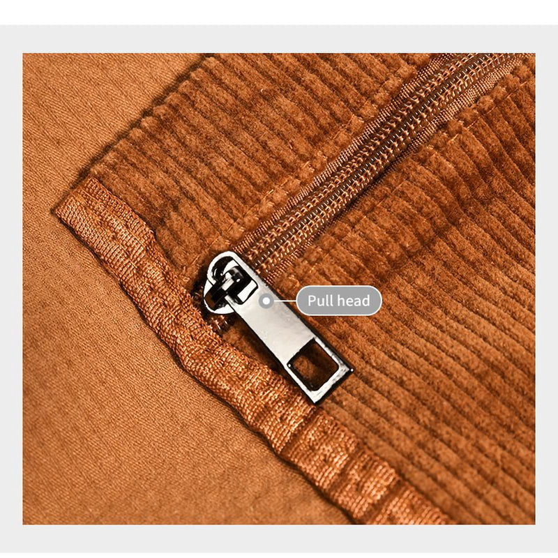 ALUWU Corduroy Tote Bag for Women Girl Casual Work Canvas Shoulder Handbags Cute Large Purse Light Green