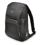 Kensington Triple Trek Slim Laptop Backpack for MacBooks, Chromebooks, Tablets & Ultrabooks up to 13-Inch-14-Inch (K62591AM), Black, 11.4" W x 15.55" H x 5.51" D