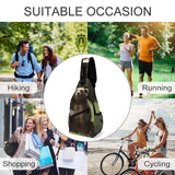 FekiLoot Hi Bear Sit on The Lawn Sling Bag Men Crossbody Bags Women Shoulder Backpack Daypack Chest Bag for Travel Outdoor