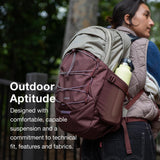 Osprey Quasar 26L Commuter Backpack, Alpaca Tan/Latte Brown Heather
