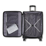 Samsonite Ascella 4 Large Checked Suitcase - Black