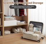 9 Set Packing Cubes for Suitcases Travel Luggage Sets Packing Organizers, Travel Organizer Bags Luggage Organizer with Shoe/Tioletry/Laundry Bag