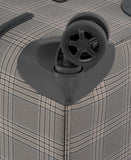 London Fog Brentwood IV 29" Expandable Spinner Softside Suitcase, Rose Charcoal