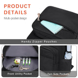 abshoo Basic School Backpack for Middle High School Bookbag for Teen College Backpacks Travel Daypack (Black)