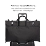 TUMI - Alpha Garment Bag Tri-Fold Carry-On - Business Travel Garment Bag - Fits Suits And Gowns - Top Carry Handles - Black