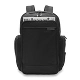 Briggs & Riley Traveler Backpack - Carry On Travel Backpack for Women & Men, Personal Item Travel Bag, Lightweight & Durable, Padded Straps, Fits up to 15" Laptop - Baseline Collection, Black