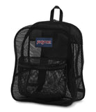 JanSport Mesh Pack - See Through Backpack Ideal for Class, Work, Travel, or Beach Outings, Black