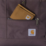 Carhartt Convertible Backpack Tote, Durable Tote Bag with Adjustable Backpack Straps and Laptop Sleeve, Wine