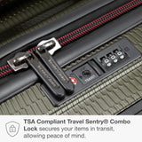 Traveler's Choice Maxporter II Polycarbonate Hardside Trunk with Spinner Wheels, Green, 31-Inch Trunk