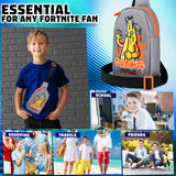 Fortnite Crossbody Bag for Boys Teens with Adjustable Straps Chest Bag Travel Essentials Wallets Phone Cool Gifts for Gamers (Grey Banana)