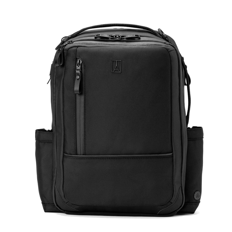 Travelpro Altitude Slim Expandable Travel Laptop Backpack 20-24L, 16 Inch Laptop, Water Resistant, Work, Business, Men and Women, Jet Black