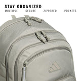 adidas Prime Backpack for Work, Travel Bag for Women and Men with Padded Compartment for Laptop