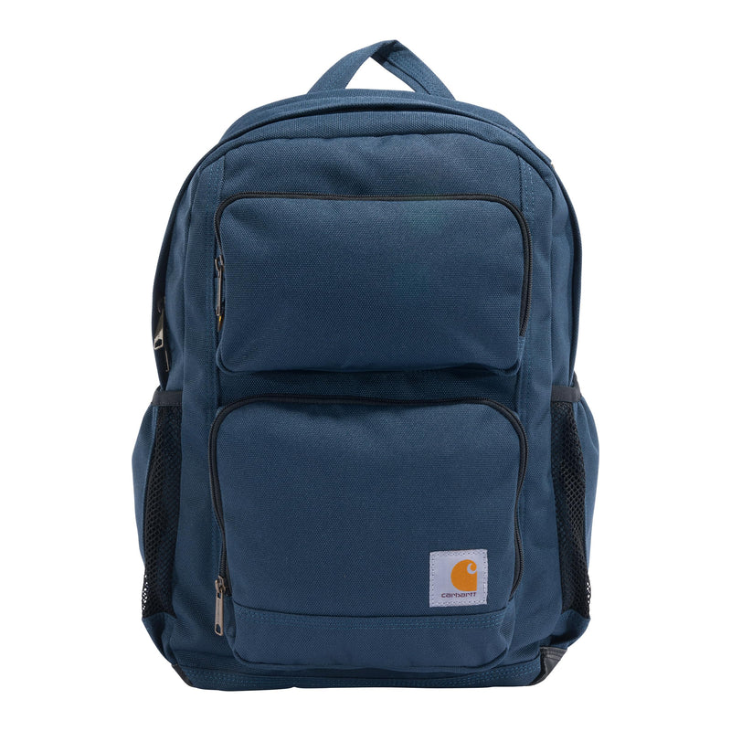 Carhartt 28L Dual-Compartment Backpack, Durable Pack with Laptop Sleeve and Duravax Abrasion Resistant Base, Navy