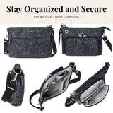 Baggallini Securtex® Anti-theft Memento Crossbody Bag - Lightweight 9.75"x7" Travel Purse