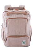 Anitya Hemp Backpack, Multi-Functional Pockets, Eco-Friendly, Unisex, Hiking Daypack, Durable Rucksack (AHLB05)