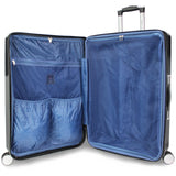 World Traveler Dejuno Monarch 26-Inch Lightweight Hardside Polycarbonate Expandable Spinner Luggage with TSA Lock - Black
