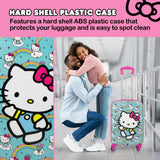 FUL Hello Kitty 21 Inch Kids Carry On Luggage, Hardshell Rolling Suitcase with Spinner Wheels, Multi