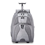 High Sierra Freewheel Wheeled Laptop Backpack, Silver Heather, 20.5 x 13.5 x 8-Inch