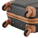 Wrangler 22" Outrider Hardside Carry-On Luggage, Black