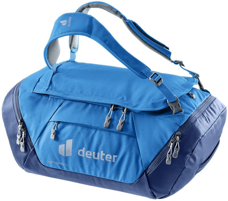 Deuter Duffel Pro 40, Water-Resistant Travel Duffel, 40 Liter - Neptune-Nightblue
