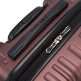 Delsey Paris Alexis Durable Hardside Luggage, Expandable Lightweight 4-Wheel Spinner, Easy Grip Telescoping Handle for Smooth Mobility, TSA-Lock Incorporated, Men and Women, Burgundy, Check-In 25-Inch
