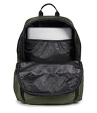 JanSport Venture Daypack – Travel Pack With Large Main Compartment, Padded Laptop Sleeve, Dual Water Bottle Pockets, and Attachment Buckles, Cargo Green