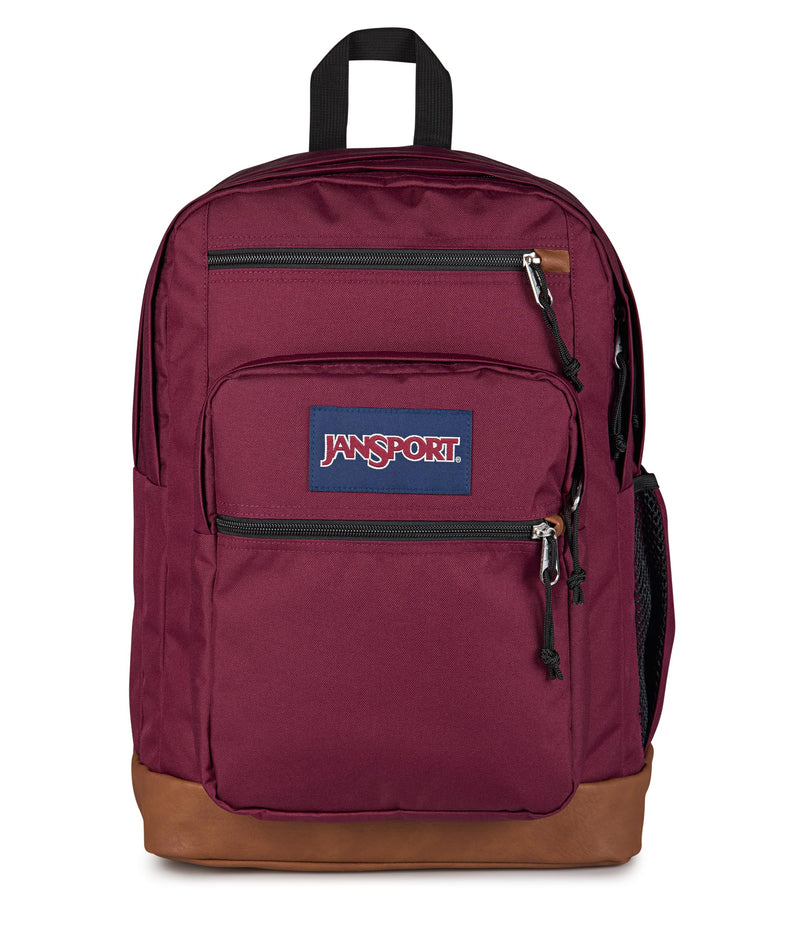 JanSport Cool Backpack with 15-inch Laptop Sleeve, Large Computer Bag Rucksack with 2 Compartments, Ergonomic Straps, Cherry Lacquer
