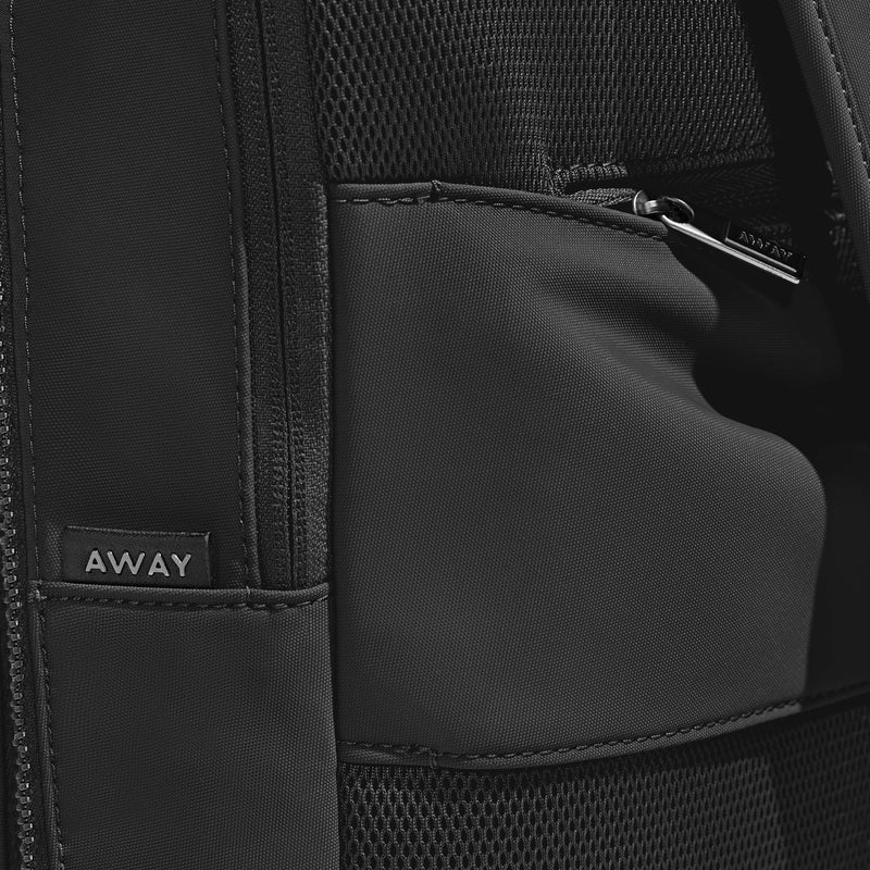 Away Everywhere Zip Backpack, Travel Backpack with Laptop Sleeve, Lightweight & Durable, Travel Essentials, Jet Black