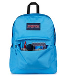 JanSport SuperBreak Plus Backpack with Padded 15-inch Laptop Sleeve and Integrated Bottle Pocket - Spacious and Durable Daypack for Work and Travel - Electric Azul