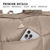 adidas All Me Quilted Puffer Tote Bag for Women