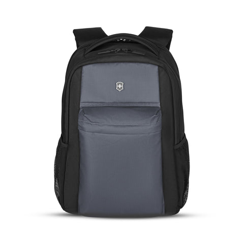 Victorinox Energy 16" Laptop Backpack - Slim Backpack for Business & Travel - Laptop Compartment - Airflow Back Padding - Lightweight & Durable - Black/Grey