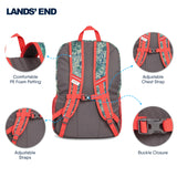 Lands' End Unisex Kids Large ClassMate Lightweight Durable Elementary School Backpack, Dusty Olive