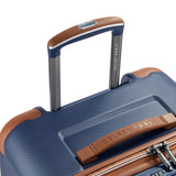DELSEY PARIS Chatelet Air 2.0 Hardside Luggage Trunk with Spinner Wheels, Navy Blue, Checked-26 Inch