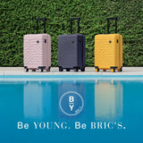 Bric's B|Y Ulisse Expandable Spinner Suitcase, Lightweight Polypropylene Hard Shell Luggage with 360° Rubber-Coated Double Wheels, TSA-Approved Lock and Organized Interior - 28 Inch, Red