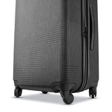 American Tourister Stratum XLT Expandable Hardside Luggage with Spinner Wheels, Jet Black, Carry-On 21-Inch
