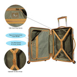 Chariot Gatsby Vintage Hardside Carry-On Train Case – NEW Airline Approved Size