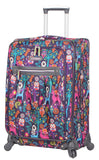 Lily Bloom Large Expandable Design Pattern Luggage With Spinner Wheels For Woman (28in, Wildwoods)