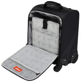 Wrangler 17" Underseat Spinner Carry-On Luggage, Charcoal