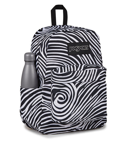 JanSport SuperBreak Plus Backpack with Padded 15-inch Laptop Sleeve and Integrated Bottle Pocket - Spacious and Durable Daypack for Work and Travel - Surreal Swirlies