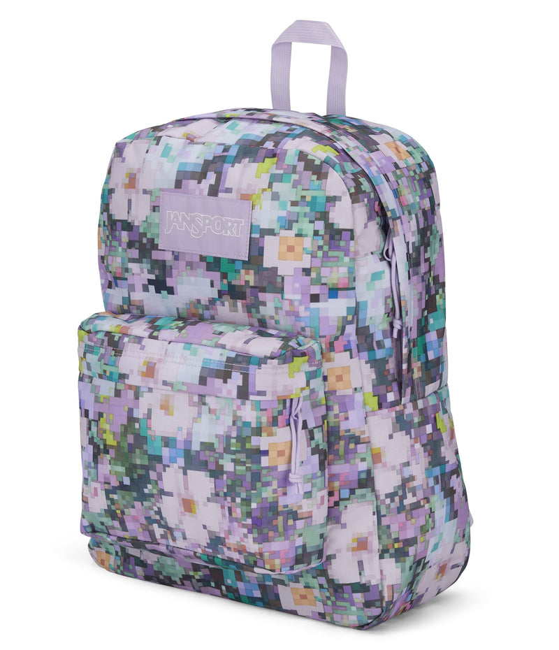 JanSport SuperBreak Plus Backpack with Padded 15-inch Laptop Sleeve and Integrated Bottle Pocket - Spacious and Durable Daypack for Work and Travel, Bogcore Camo Con Black/Brown/Lt Brn/Dk G