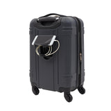Wrangler Astral Hardside Luggage, Dark Shadow, 22-Inch Carry-On